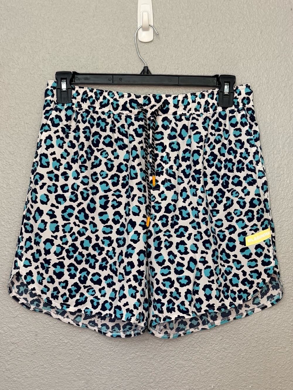 Legends | Luka Performance Shorts with Liner |  Blue Leopard | Size Large